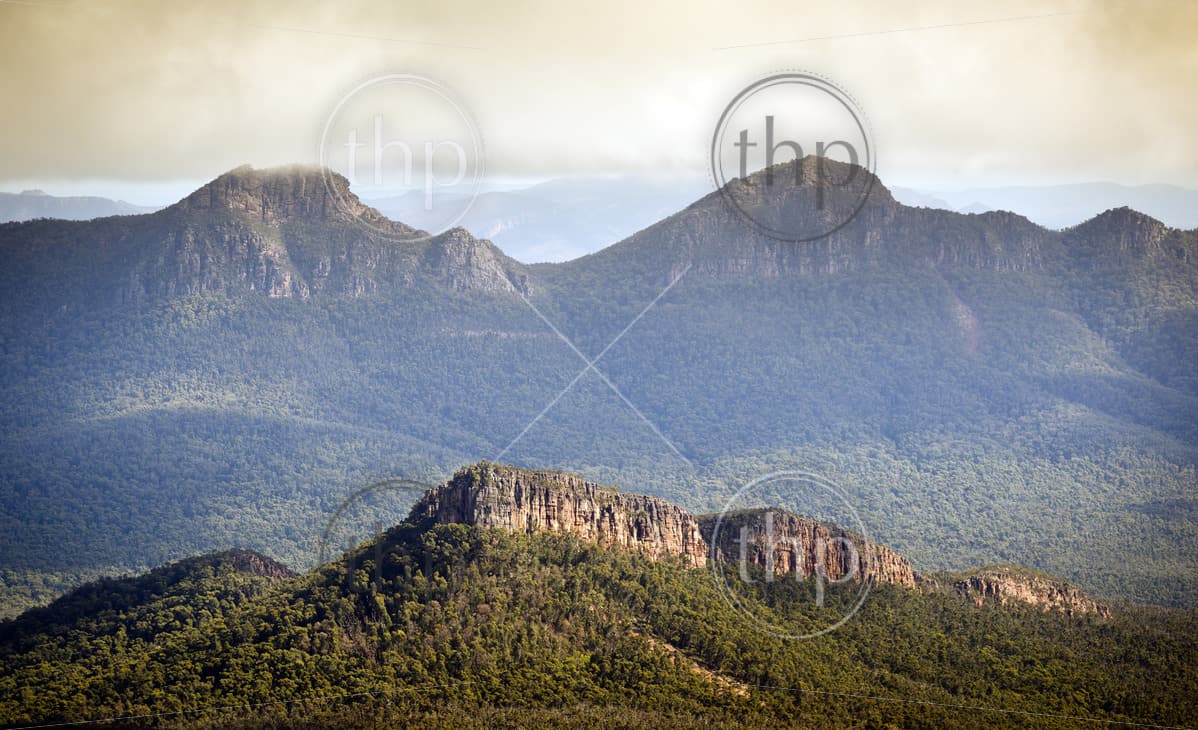 Scenic Views Of The Grampians National Park In Western Victoria