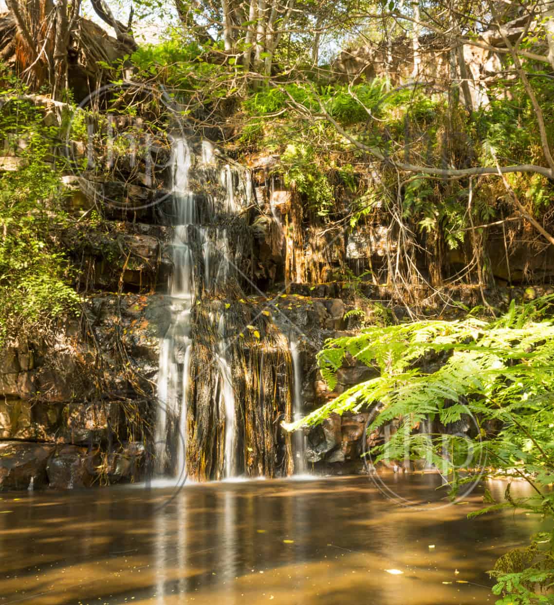 botswana safari waterfalls
